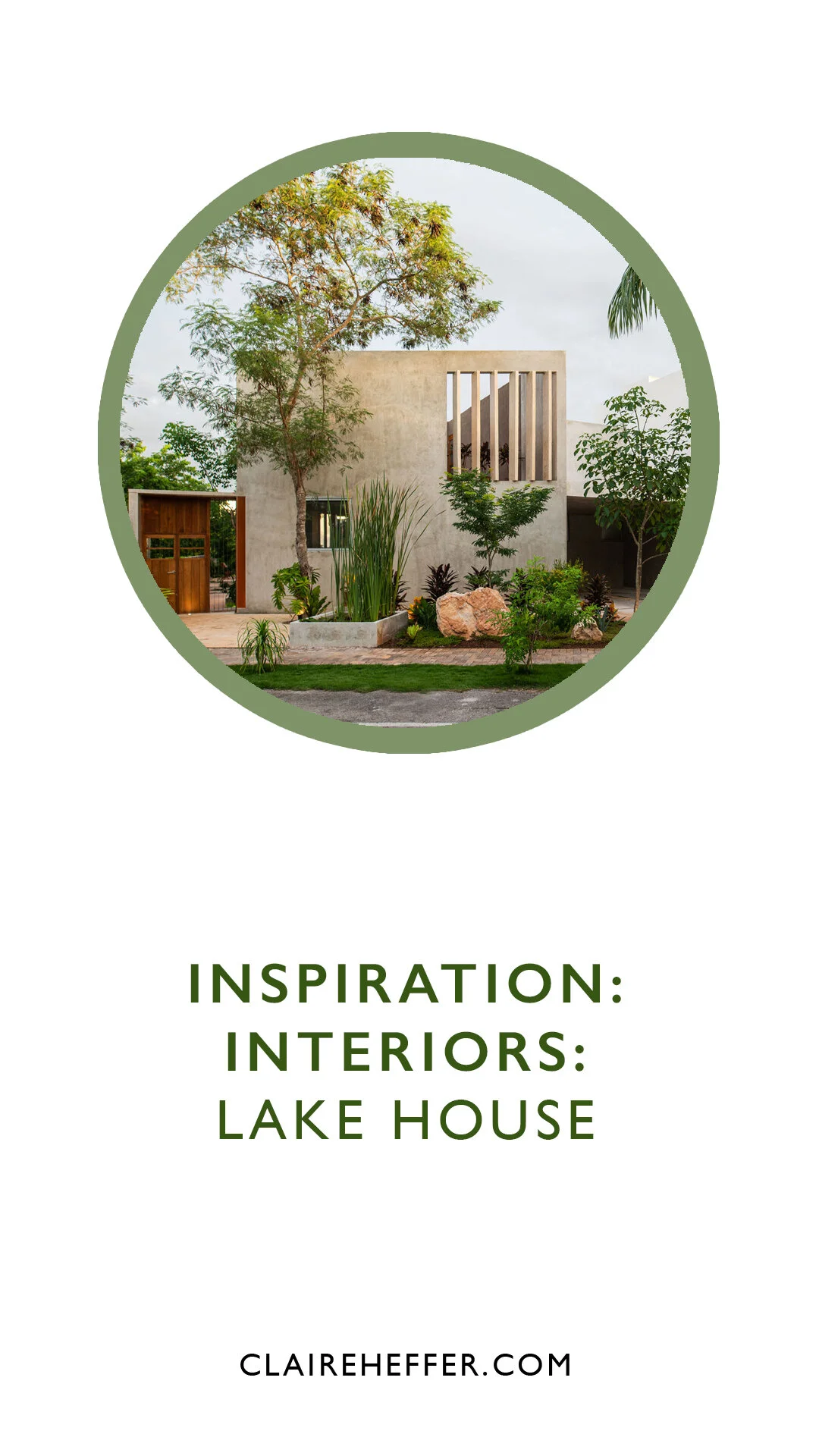 INSPIRATION: INTERIORS: LAKE HOUSE