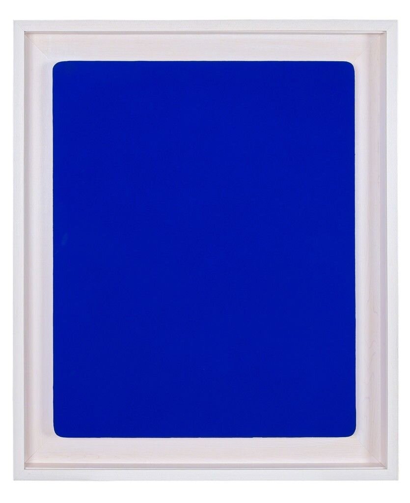 IKB in Untitled Blue Monochrome (IKB 241), 1960; Yves Klein