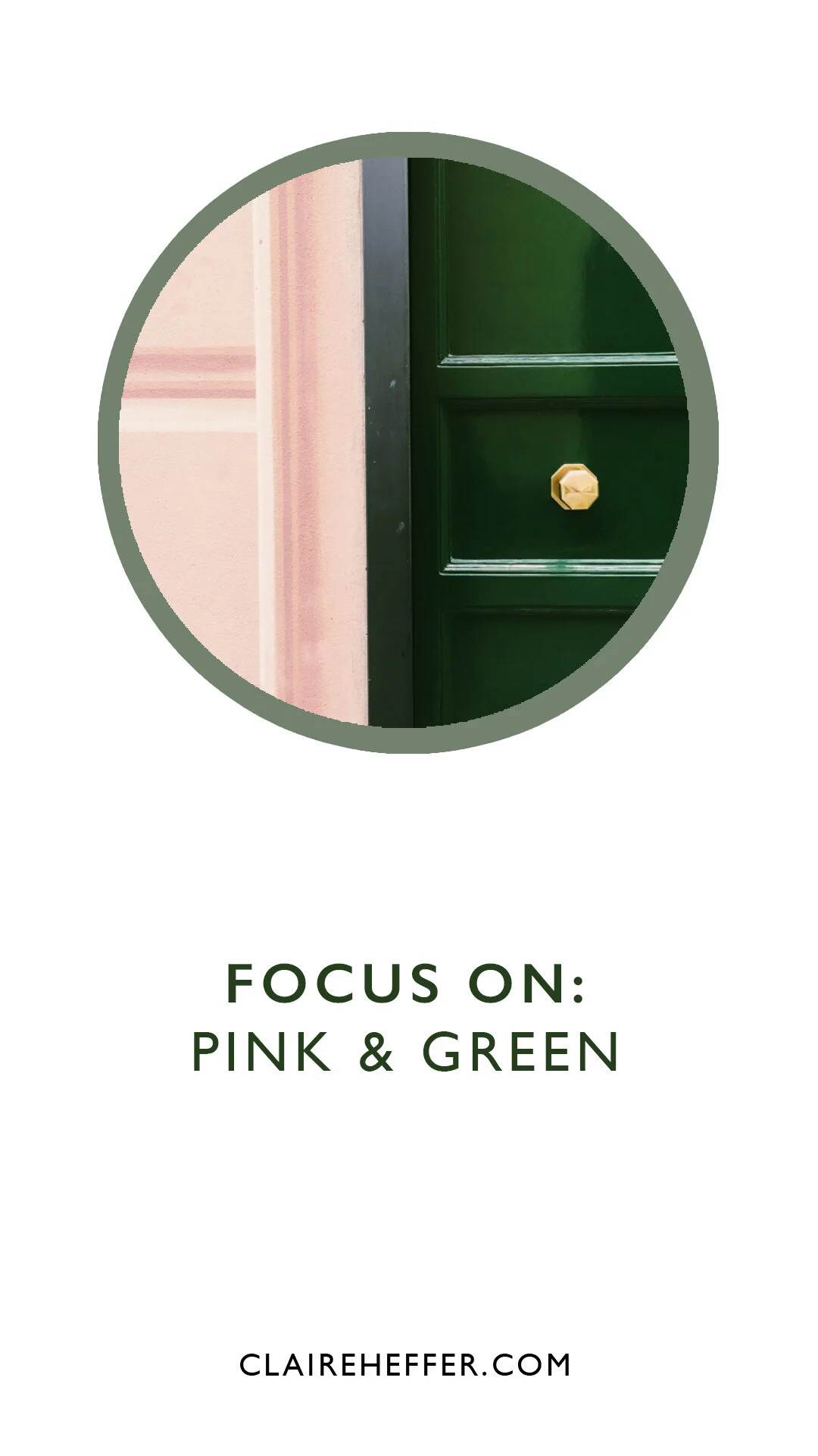 FOCUS ON: PINK &amp; GREEN