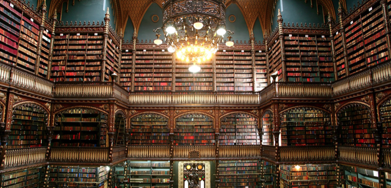 Biblioteca Real Gabinete Portugues De Leitura, Rio De Janeiro, Brazil