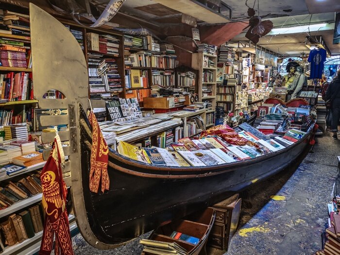 Librería Acqua Alta – Venice, Italy