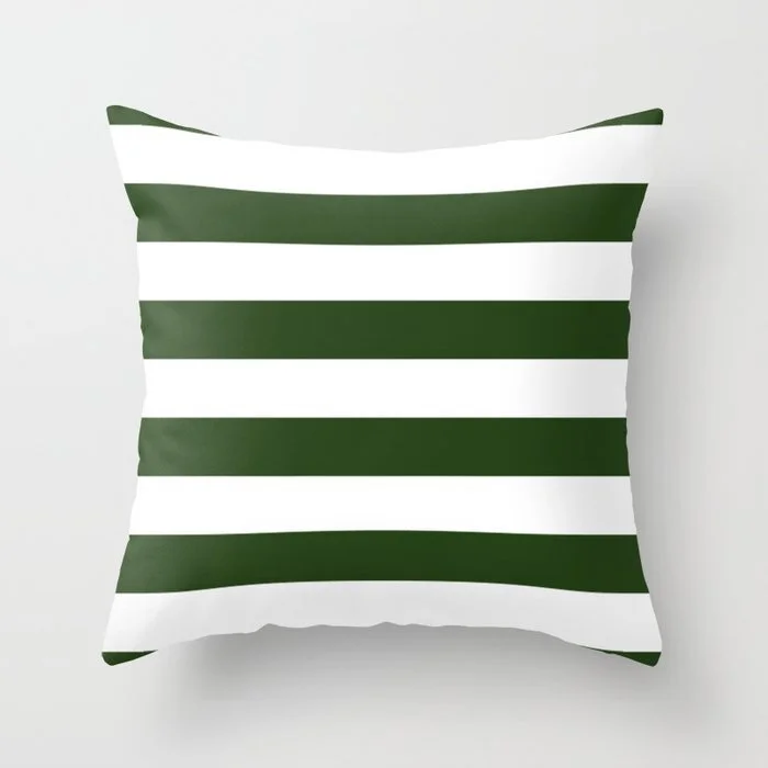 large-dark-forest-green-and-white-cabana-tent-stripes-pillows.jpg