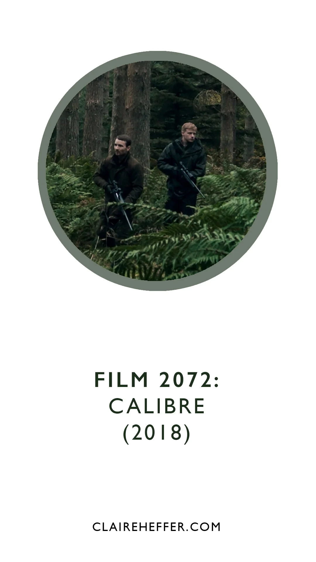 FILM 2072: CALIBRE&nbsp;(2018)