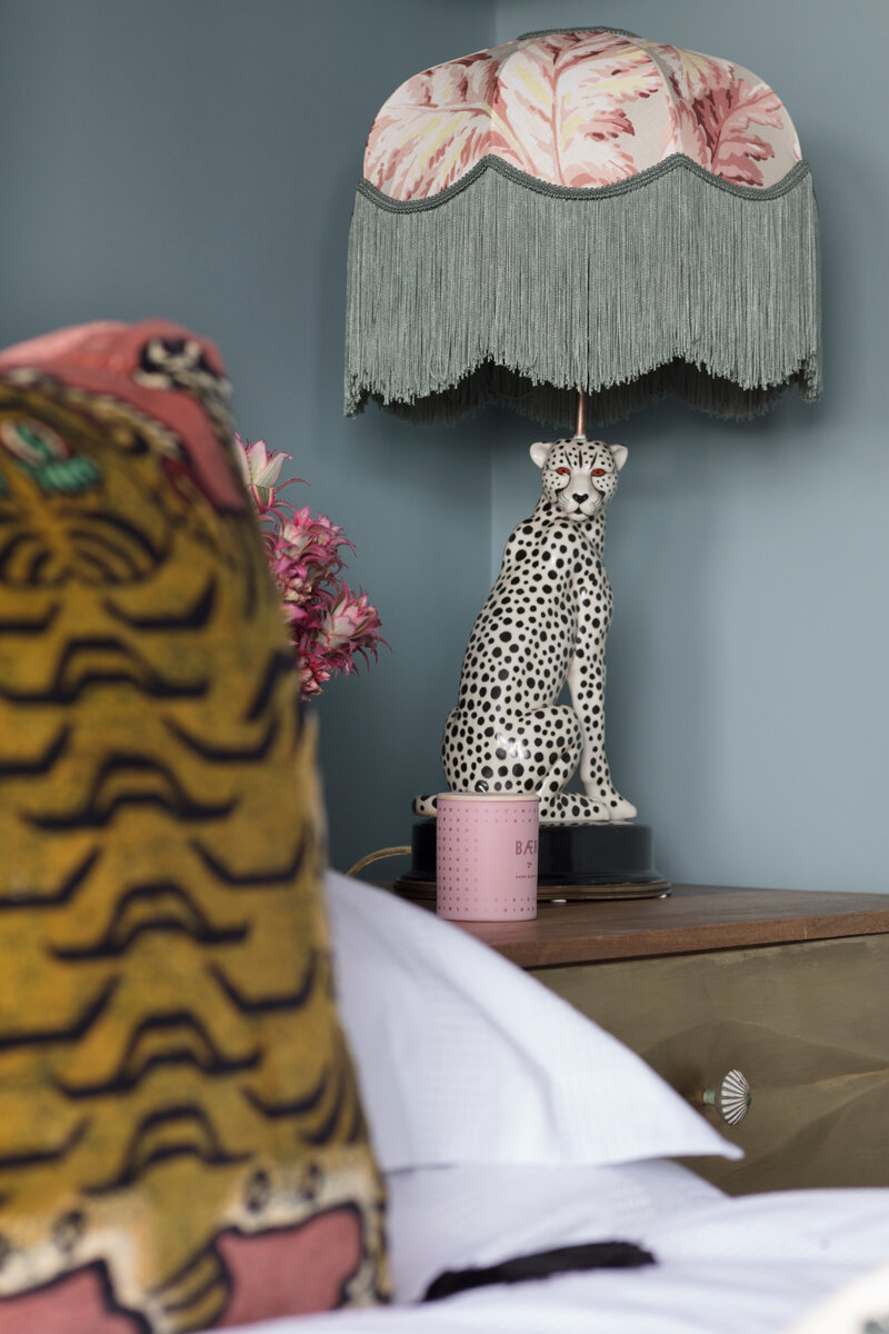 House+of+Hackney+pluma+tilia+lampshade+and+Saber+tiger+pink+velvet+cushion.jpeg