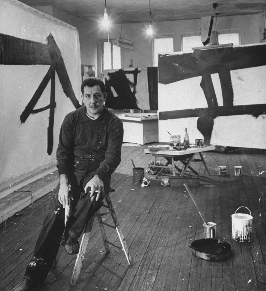  Franz Kline, 1954.  |   Photo: Fritz Goro/Life Pictures/Getty Images        