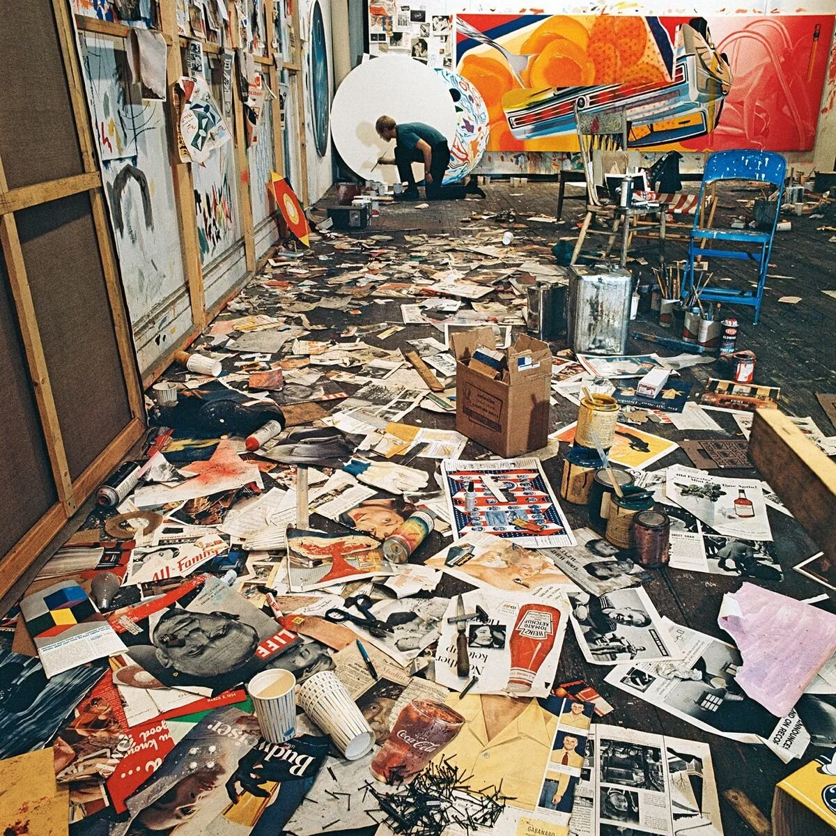  James Rosenquist in 1964.  |    Photo by Ugo Mulas. Courtesy of Acquavella Galleries.  