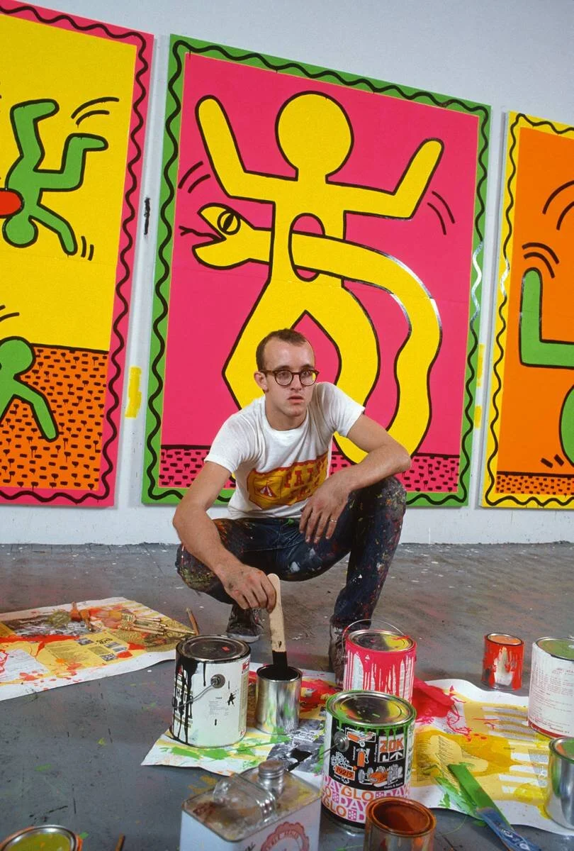  Keith Haring  |   Photo: Allan Tannenbaum/Polaris/Eyevine  