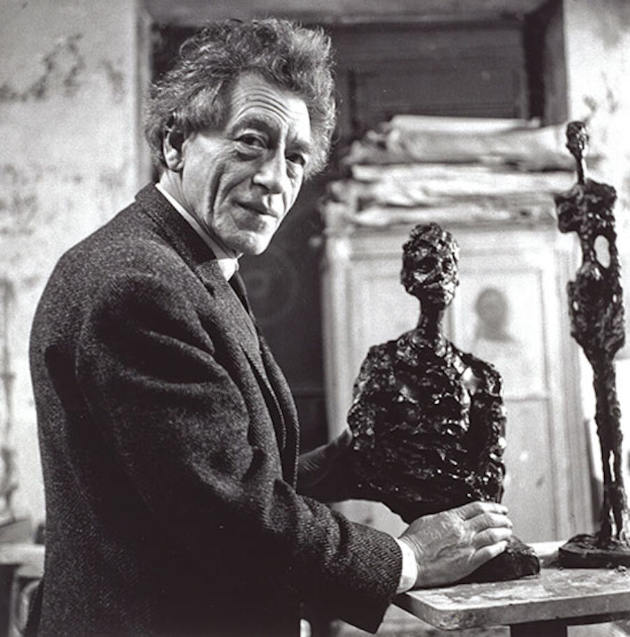  Alberto Giacometti, Paris, 1966.  |    Photo:    Gisèle Freund   