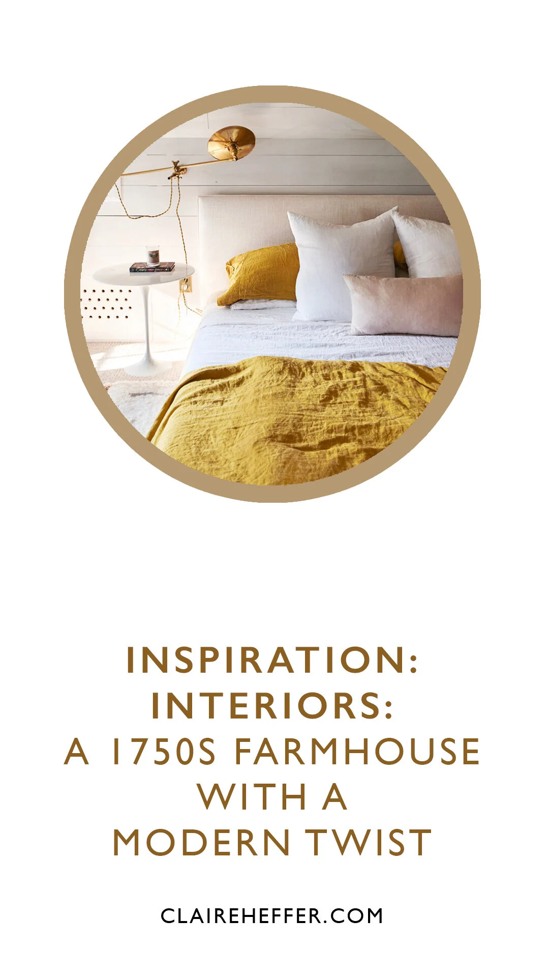 INSPIRATION: INTERIORS: A 1750S FARMHOUSE WITH A MODERN TWIST