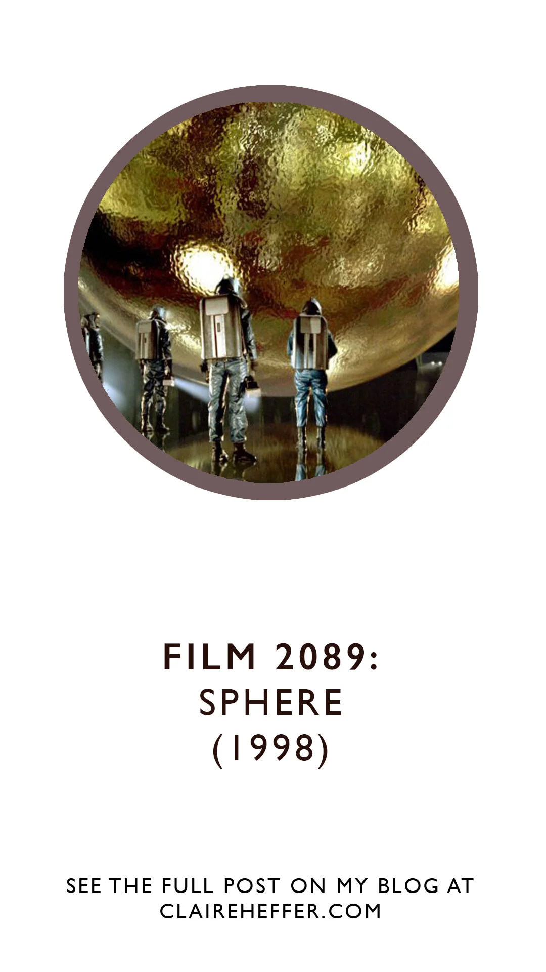 FILM 2089 SPHERE (1998) — CLAIRE HEFFER DESIGN