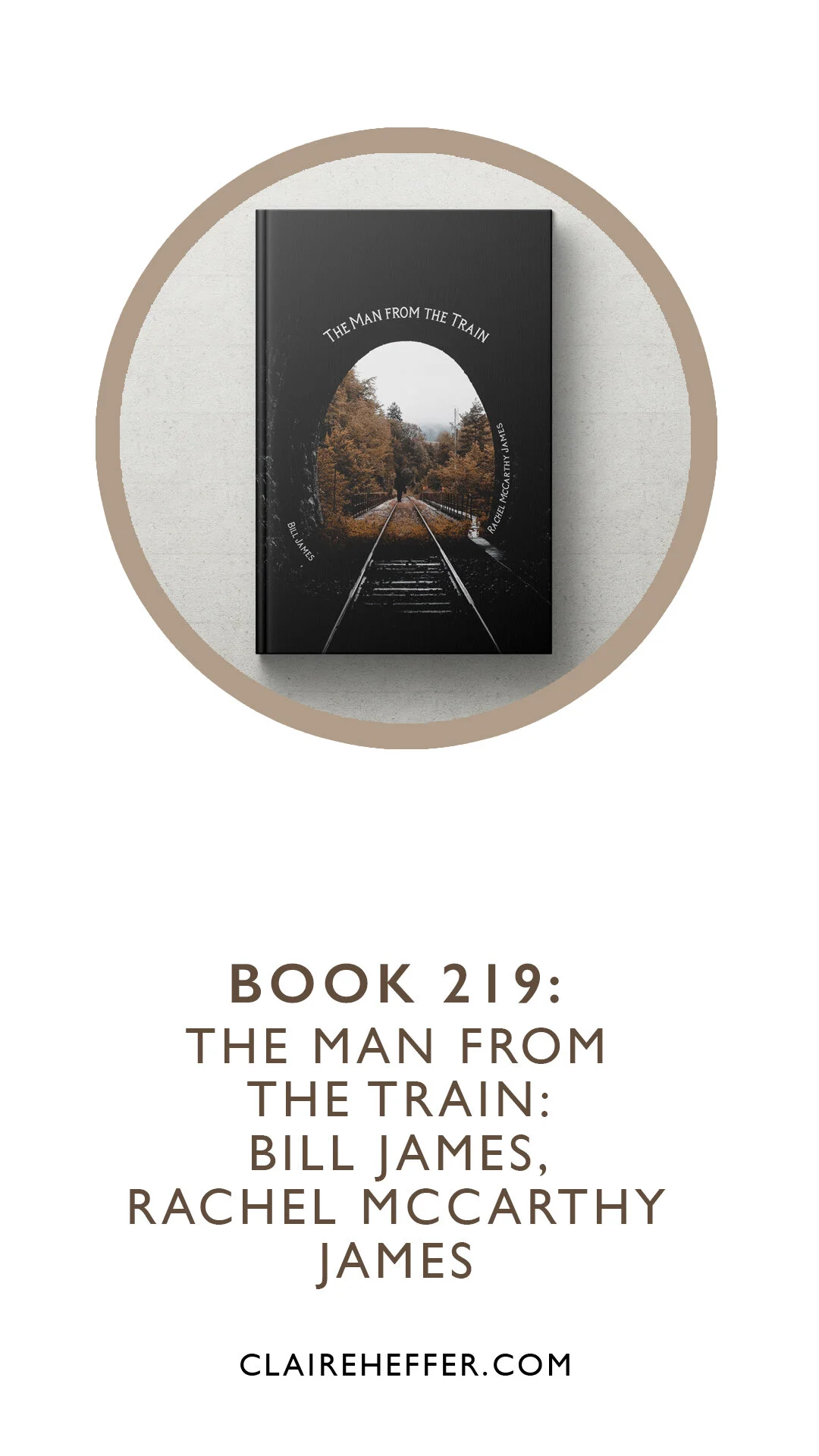BOOK 219: THE MAN FROM THE TRAIN: THE SOLVING OF A CENTURY-OLD SERIAL KILLER MYSTERY: BILL JAMES, RACHEL MCCARTHY JAMES&nbsp;