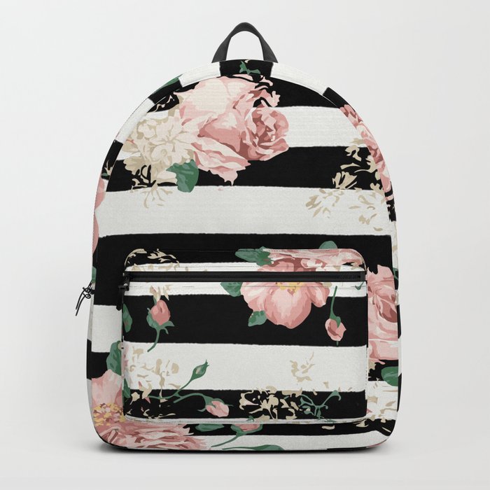 vintage-floral-roses-black-and-white-stripes-backpacks.jpg