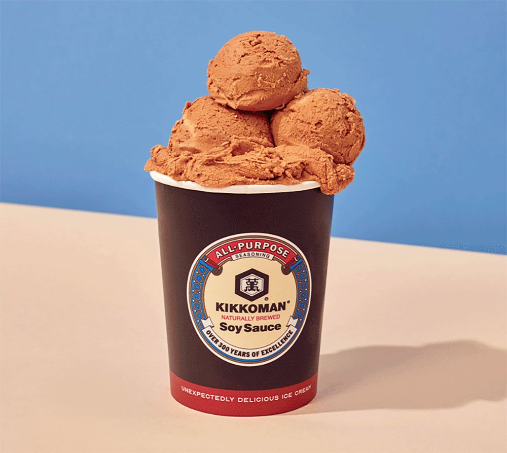   The Ice Cream Project , Anya Hindmarch, art, fashion, design, ice-cream, icecream, Kikkoman, Lea and Perrins, baked bean, worcestershire sauce, flavour, polos, custard, golden syrup, cereal, mayonnaise, HP Sauce, heinz, ketchup, coco pops, condimen