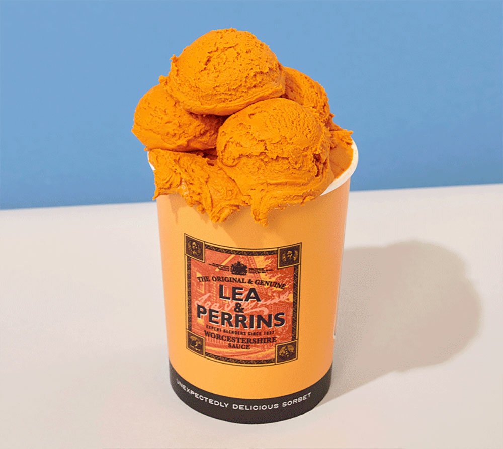   The Ice Cream Project , Anya Hindmarch, art, fashion, design, ice-cream, icecream, Kikkoman, Lea and Perrins, baked bean, worcestershire sauce, flavour, polos, custard, golden syrup, cereal, mayonnaise, HP Sauce, heinz, ketchup, coco pops, condimen