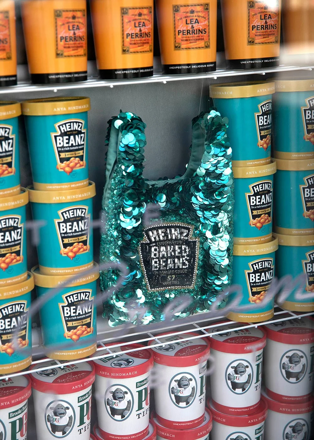   The Ice Cream Project , Anya Hindmarch, art, fashion, design, ice-cream, icecream, Kikkoman, Lea and Perrins, baked bean, worcestershire sauce, flavour, polos, custard, golden syrup, cereal, mayonnaise, HP Sauce, heinz, ketchup, coco pops, condimen