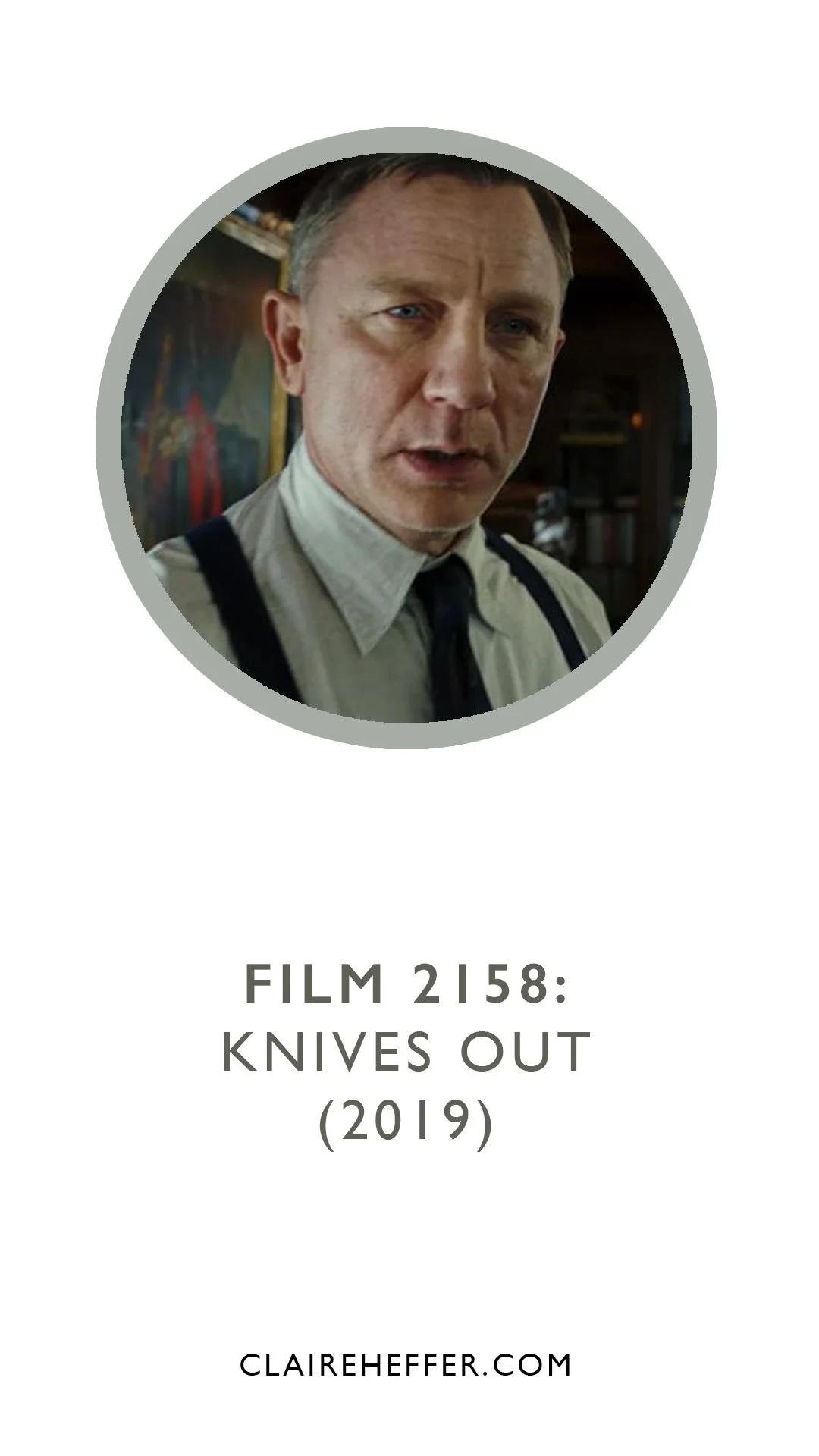 FILM 2158: KNIVES OUT&nbsp;(2019)