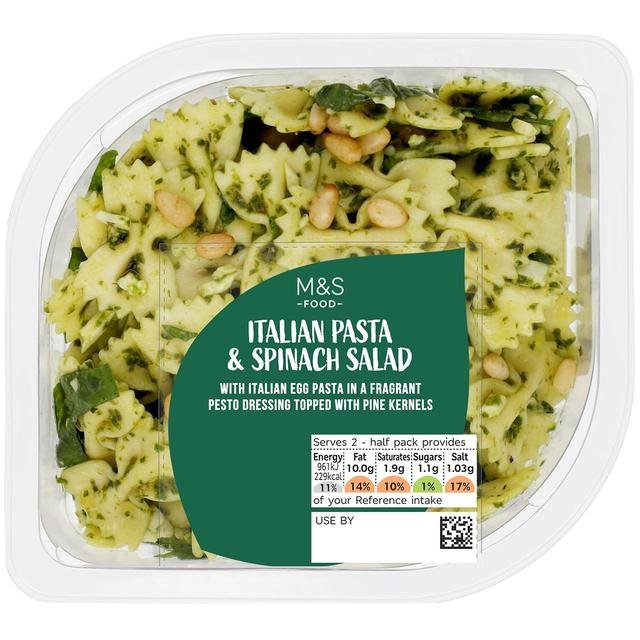 Spinach &amp; Pine Kernel Pasta Salad