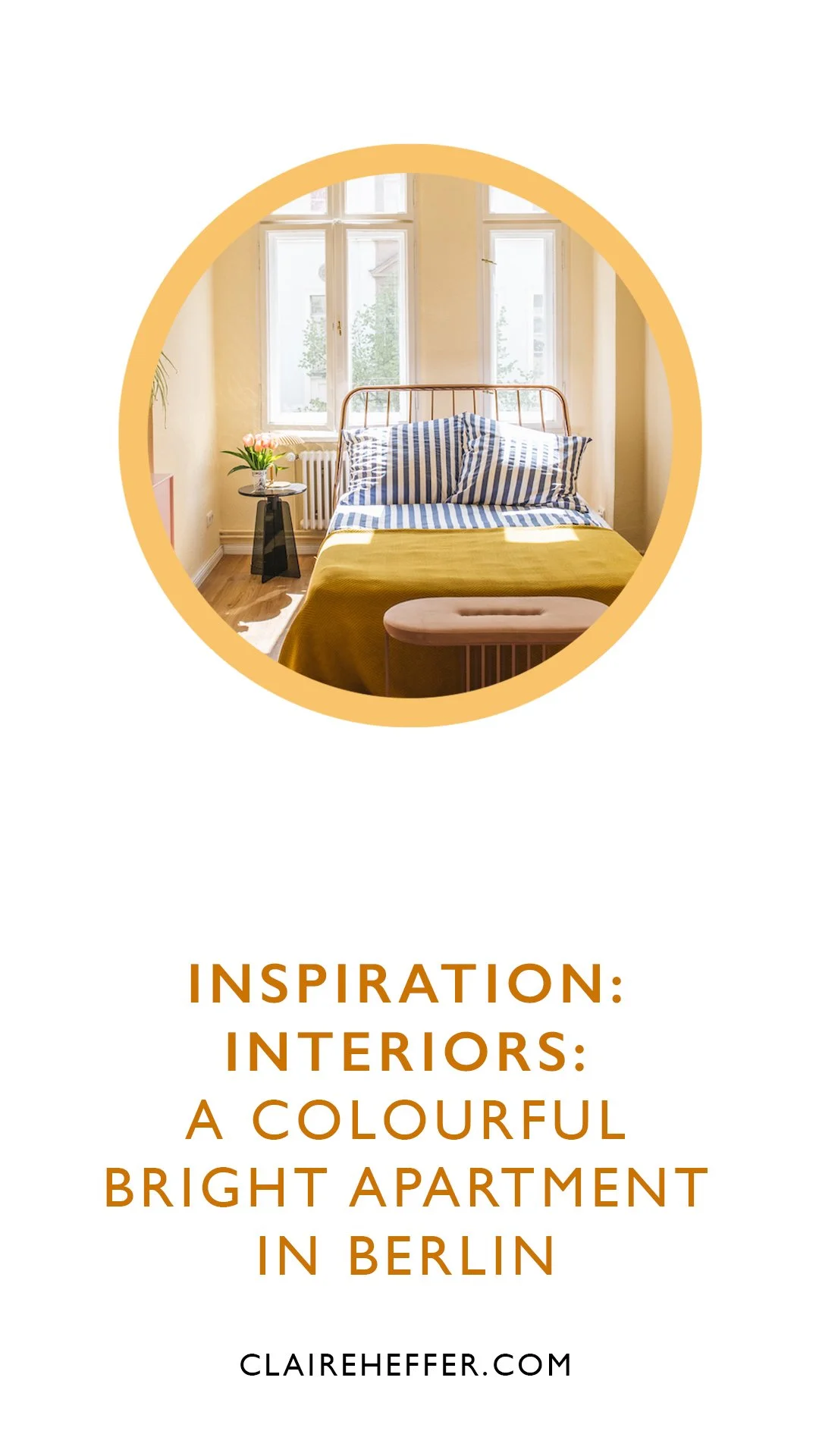 INSPIRATION: INTERIORS: A COLOURFUL, BRIGHT APARTMENT IN BERLIN
