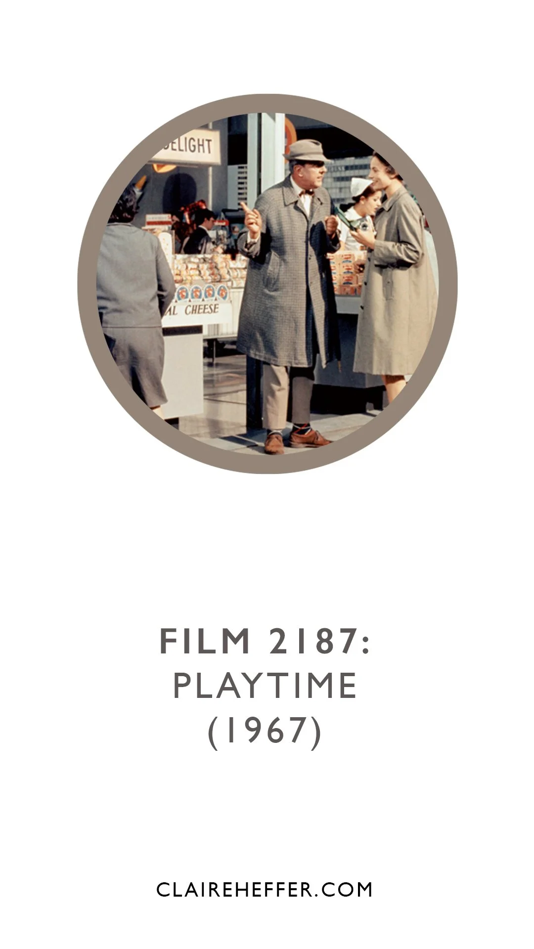 FILM 2187: PLAYTIME&nbsp;(1967)