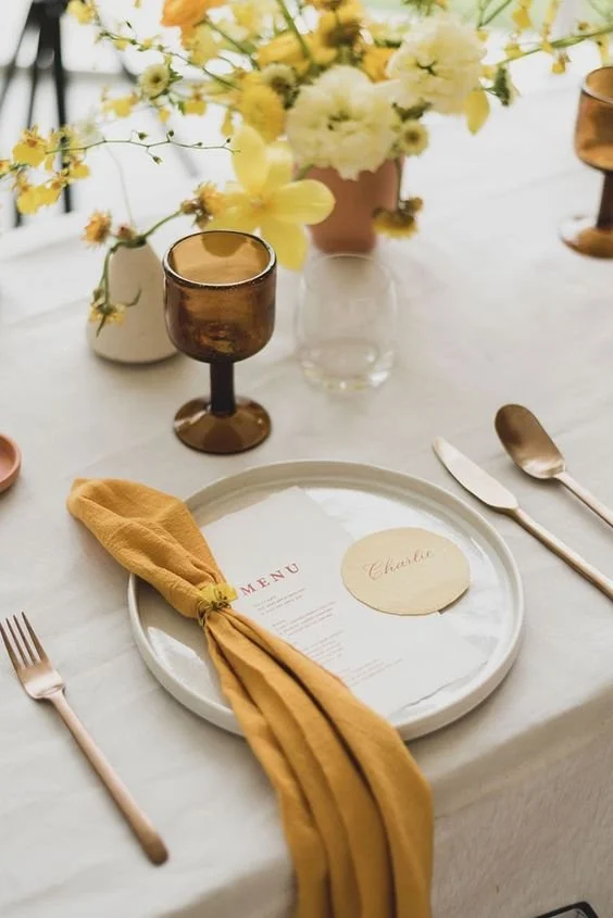    table styling, gold cutlery, gold and pink, champagne coupe, gold crown, table gifts, dinner party ideas, place names, place cards, place mats, placemats, patterned tablecloth, tablecloth, table cloth, plates, colourful plates, patterned plate, ch
