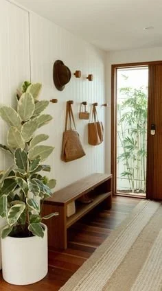  How To Style Your Entryway, Accessories For A Stylish Entryway, Stylish Lobby Design, Bright And Colourful Entryway Inspiration, Vintage Entryway Inspiration, Traditional Entryway Inspiration, Update Your Entryway With Stylish Wallpaper, Midcentury 