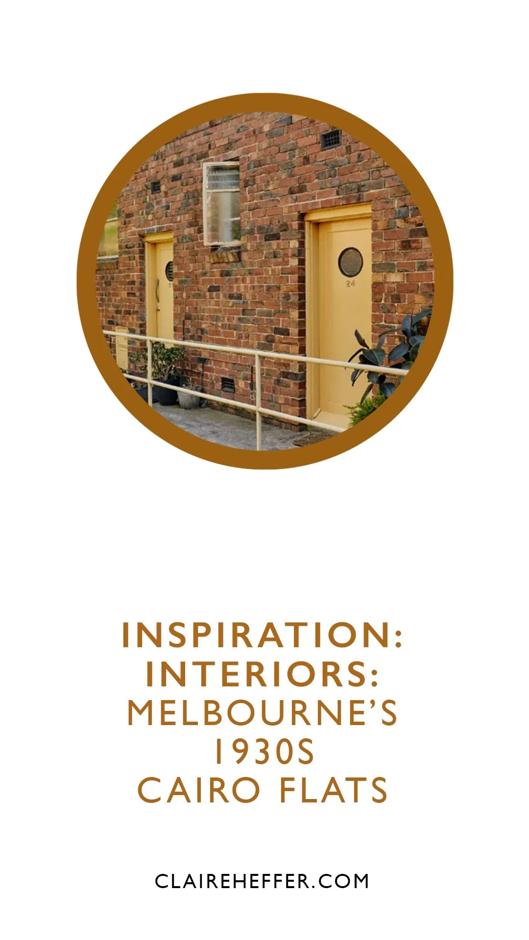 INSPIRATION: INTERIORS: MELBOURNE’S 1930S CAIRO FLATS