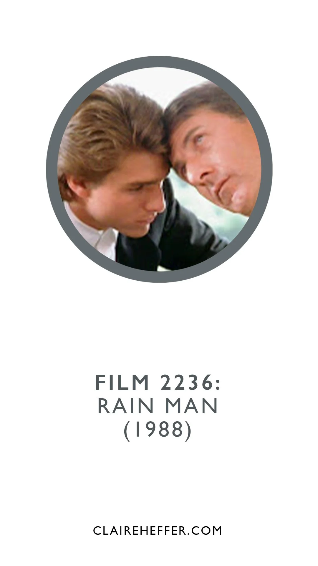 FILM 2236: RAIN MAN (1988)