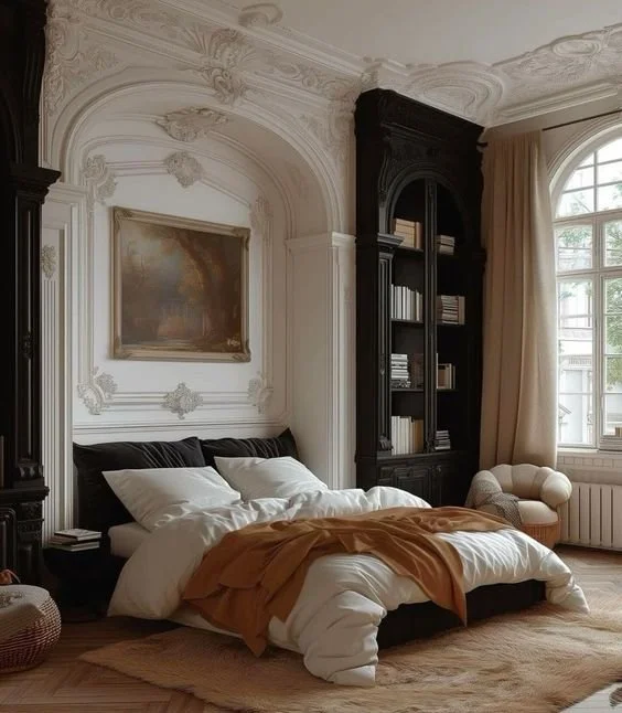  Diy Bed Projects, Green Bedscapes, Bedside Table Inspiration, Bed Inspiration, Bedroom Inspiration, Luxury Bedroom Inspiration, Bedroom Art, Glamorous Bedroom Inspiration, Cozy Bed Nooks, Wooden Headboards To Transform Your Bedroom, Diy Headboards T