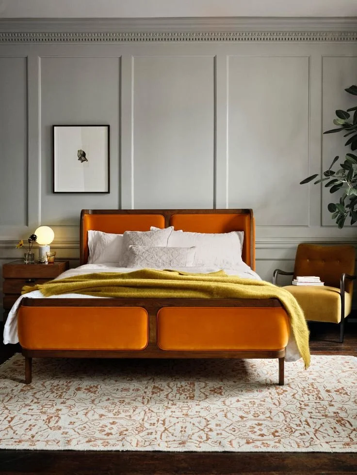  Diy Bed Projects, Green Bedscapes, Bedside Table Inspiration, Bed Inspiration, Bedroom Inspiration, Luxury Bedroom Inspiration, Bedroom Art, Glamorous Bedroom Inspiration, Cozy Bed Nooks, Wooden Headboards To Transform Your Bedroom, Diy Headboards T