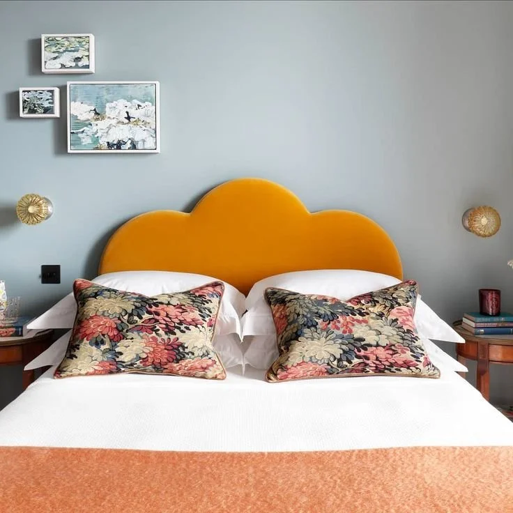  Diy Bed Projects, Green Bedscapes, Bedside Table Inspiration, Bed Inspiration, Bedroom Inspiration, Luxury Bedroom Inspiration, Bedroom Art, Glamorous Bedroom Inspiration, Cozy Bed Nooks, Wooden Headboards To Transform Your Bedroom, Diy Headboards T