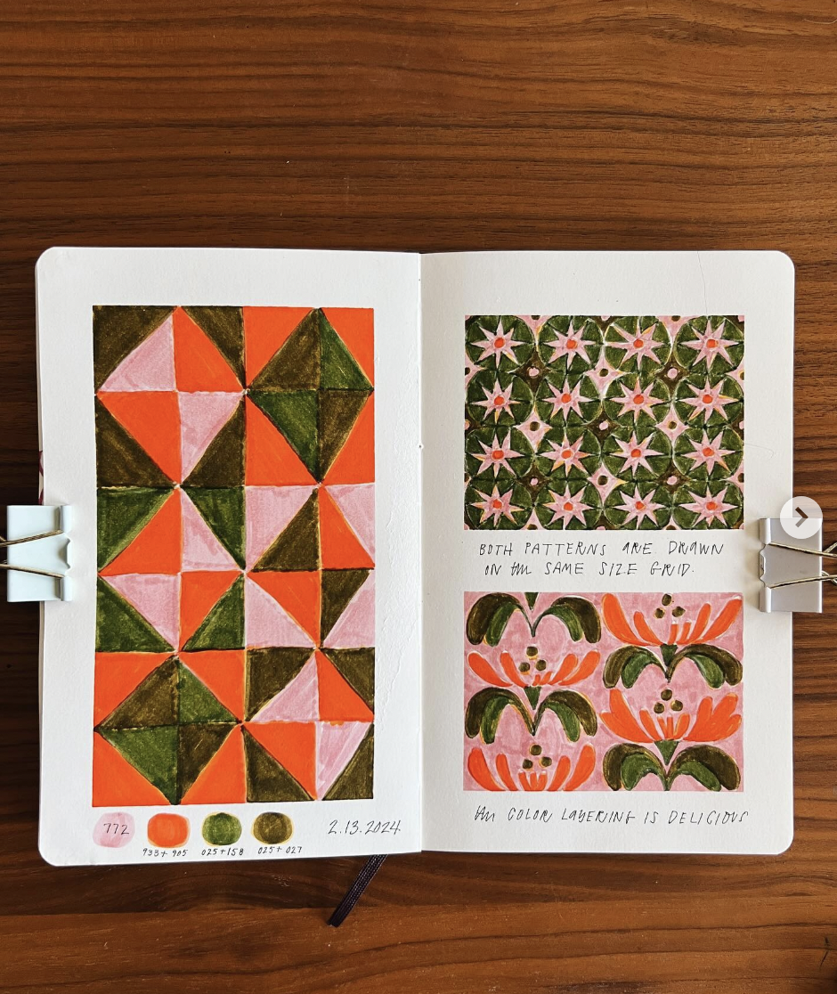  colour pallets, artist sketchbook, sketchbook, sketches, travel, travel journal, artwork, journal, junk journal, journalling ideas, watercolour, postcards, diary, pallets, coloured pencils, pencil sketch, quick sketch, notebook, word book, instax jo