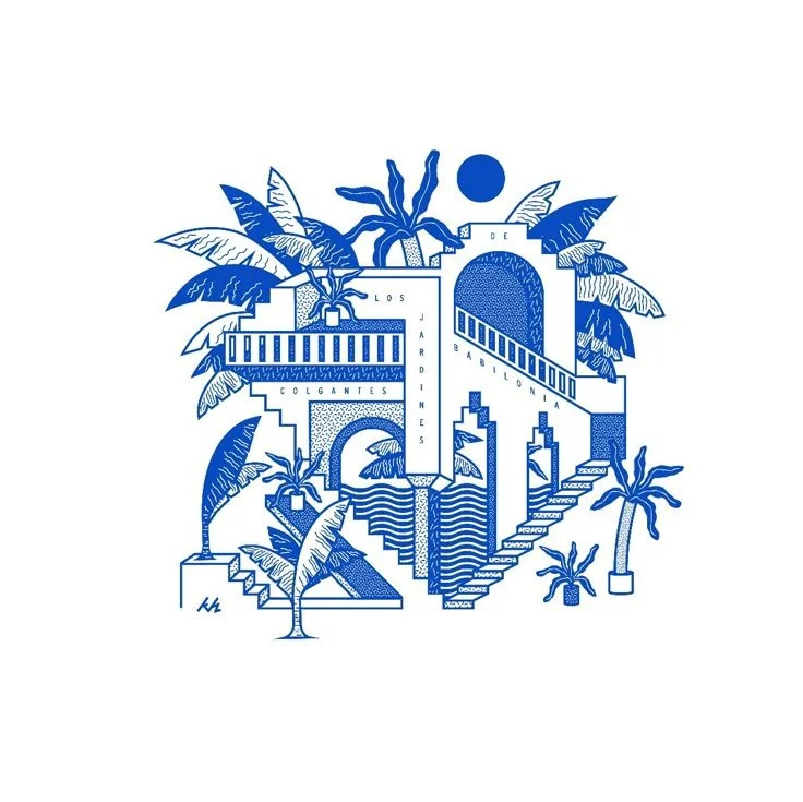 Blue And White Gallery Wall Ideas | Blue And White In Branding And Design | Blue And White In Graphic Design | Blue And White Interiors 