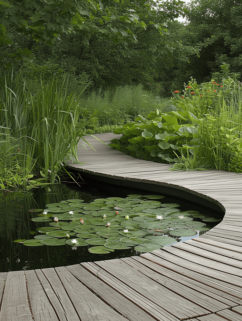 A-serene-garden-scene-featuring-a-winding-wooden-boardwalk-meandering-beside-a-tranquil-pond.png