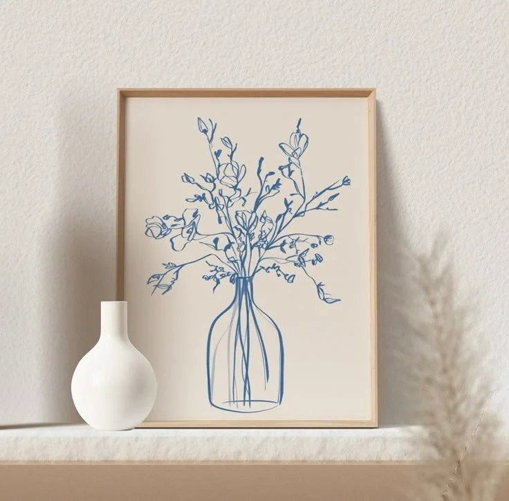 Beautiful Blue And White Pieces To Decorate Your Home | Blue And White Artwork To Fill Your Walls | The Wonderful World Of Blue And White