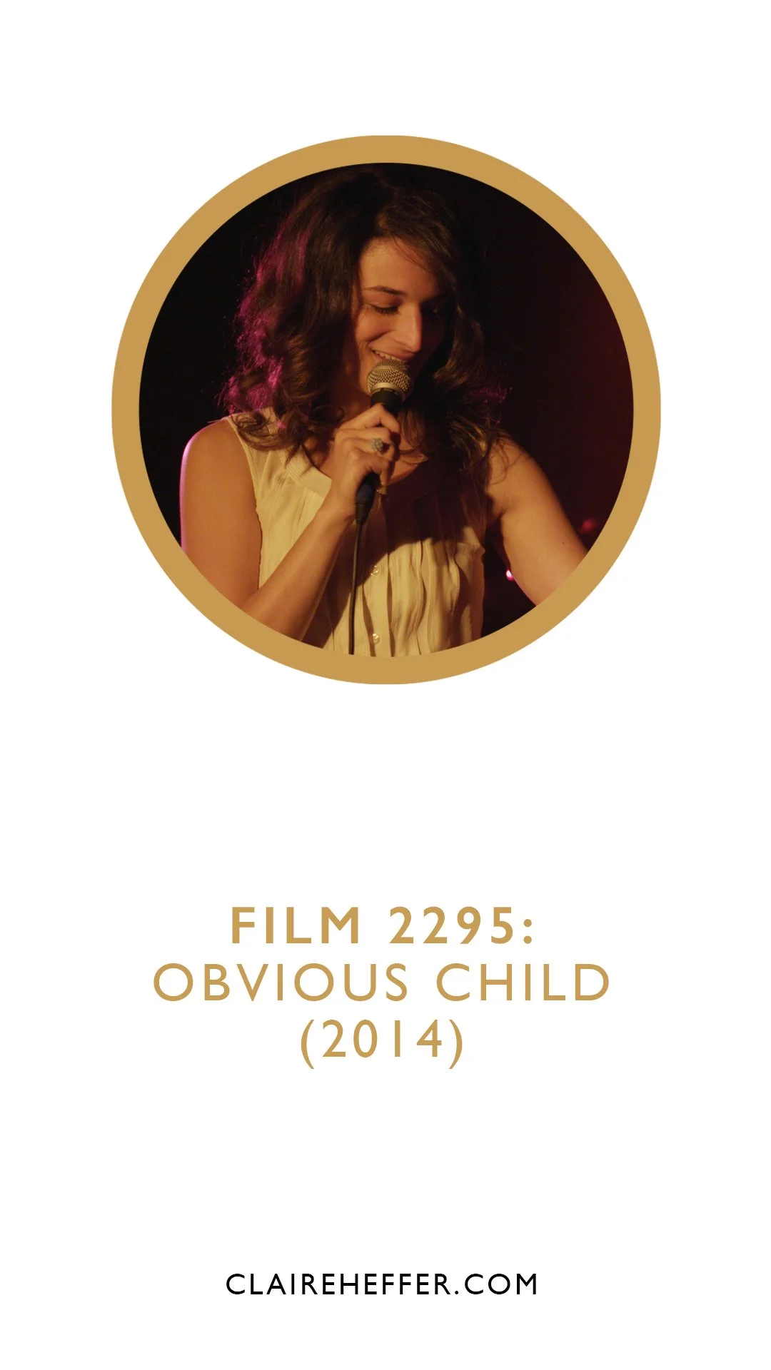 FILM 2295: OBVIOUS CHILD&nbsp;(2014)