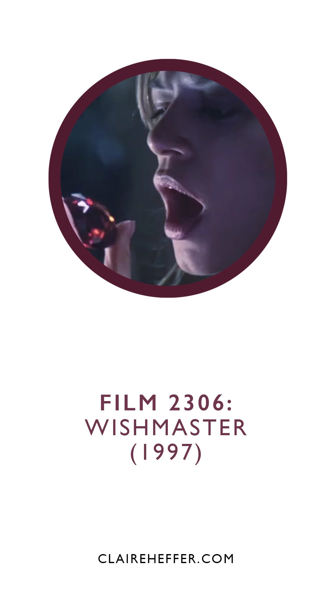 FILM 2306: WISHMASTER&nbsp;(1997)