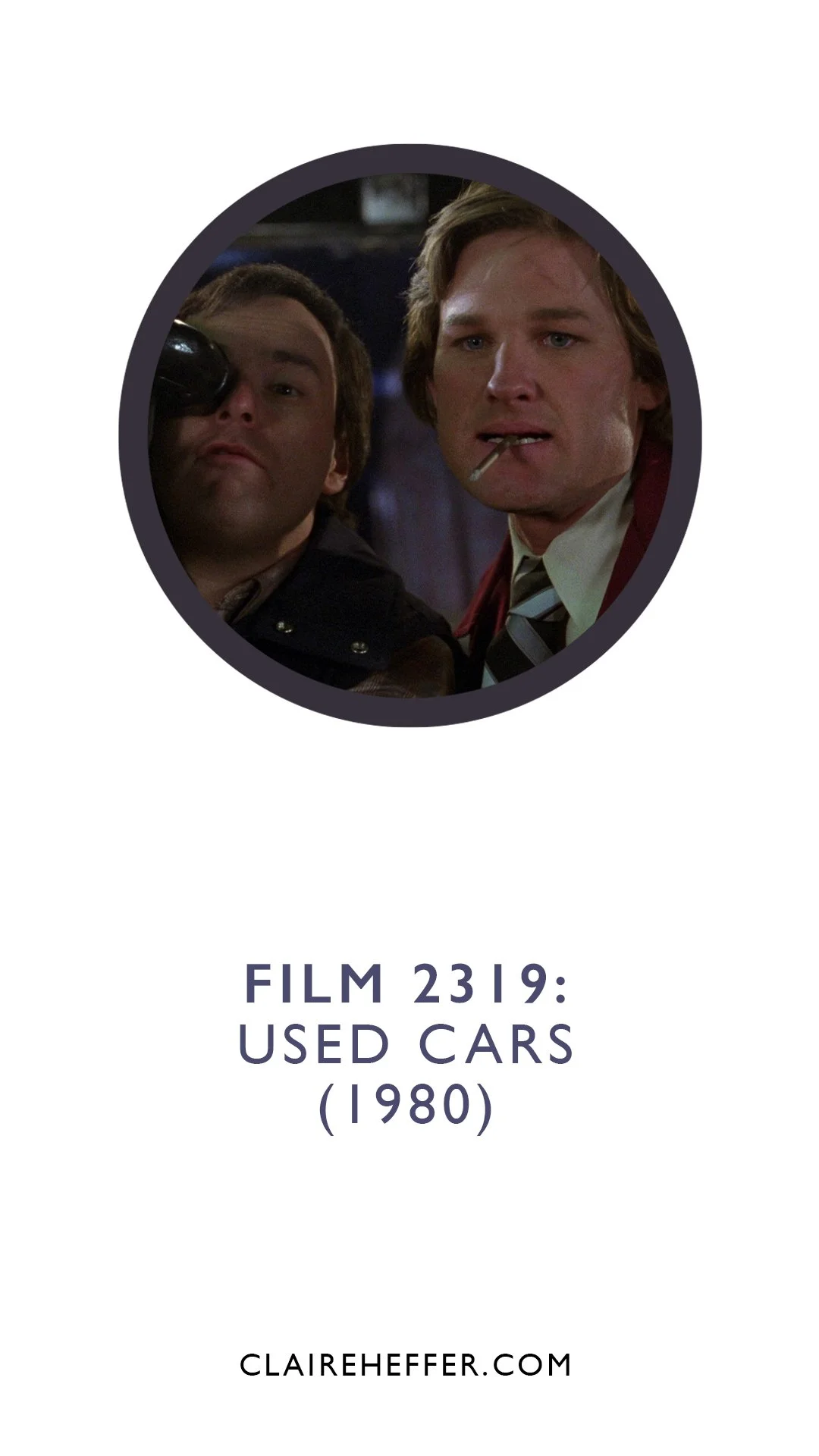 FILM 2319: USED CARS&nbsp;(1980)