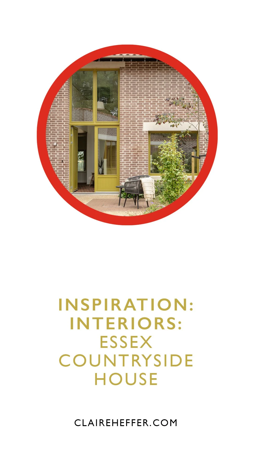 INSPIRATION: INTERIORS: ESSEX COUNTRYSIDE HOUSE