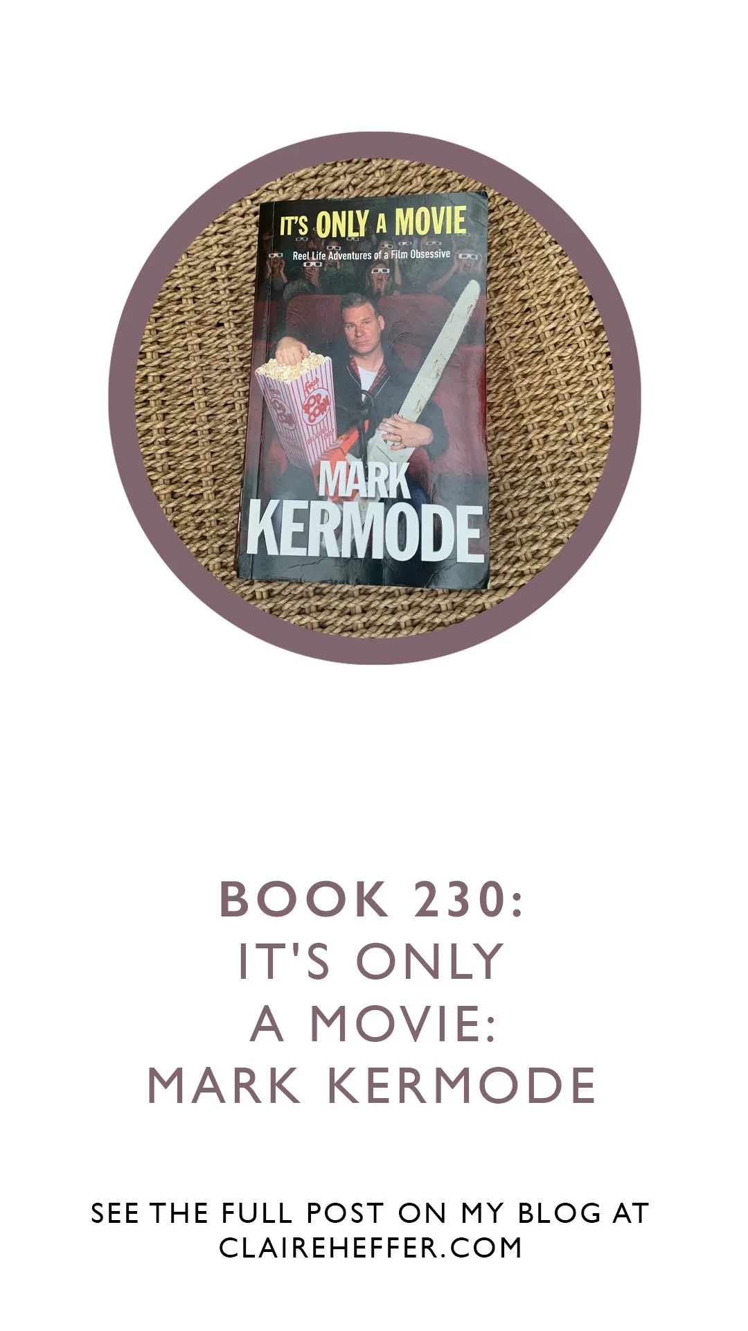 BOOK 230: IT'S ONLY A MOVIE: REEL LIFE ADVENTURES OF A FILM OBSESSIVE