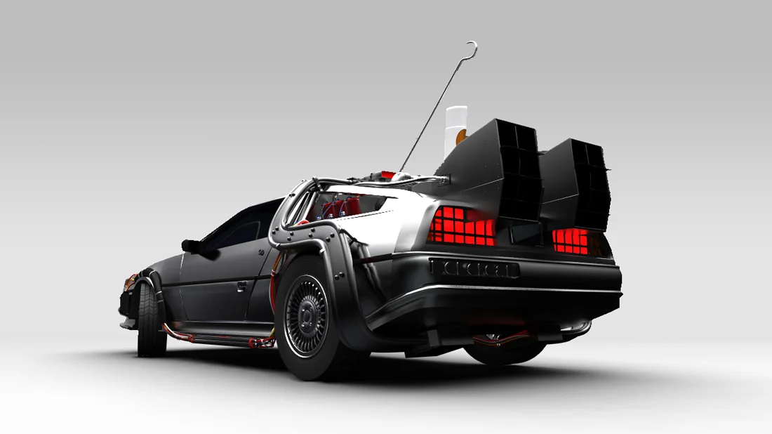 Flying DeLorean