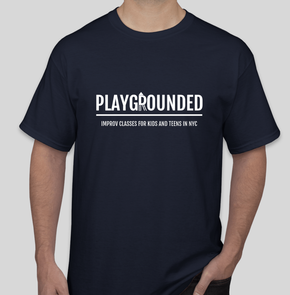 Navy Blue Playgrounded T-Shirt