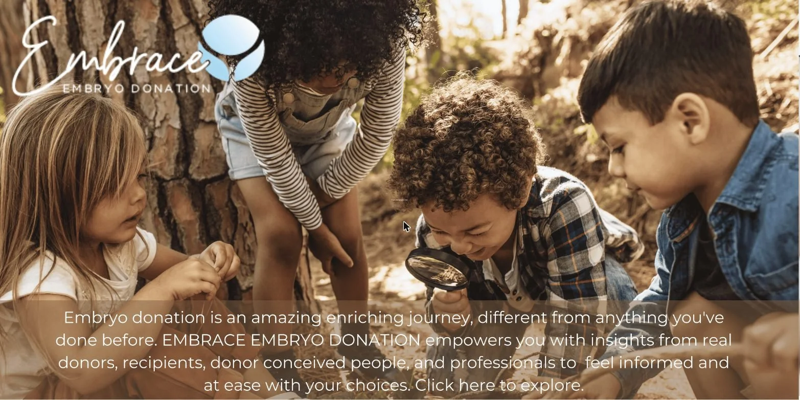 Embrace Embryo Donation education course for families considering embryo donation