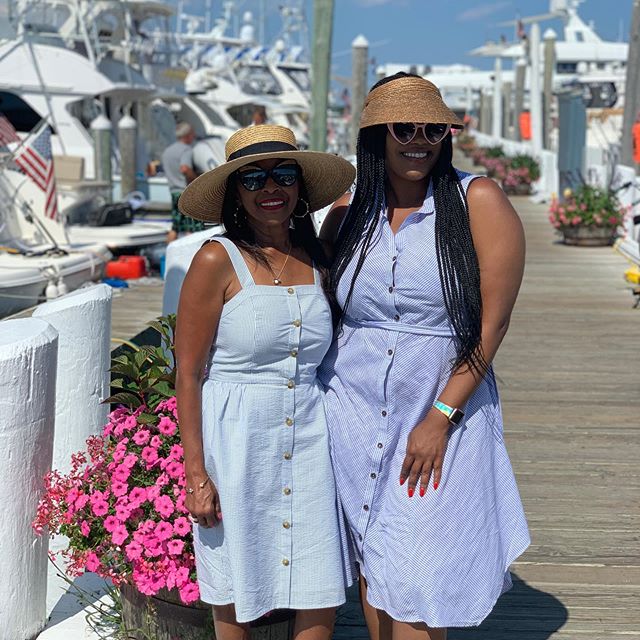 Yacht vibes with my little mom
We’re here on Block Island today 🌴