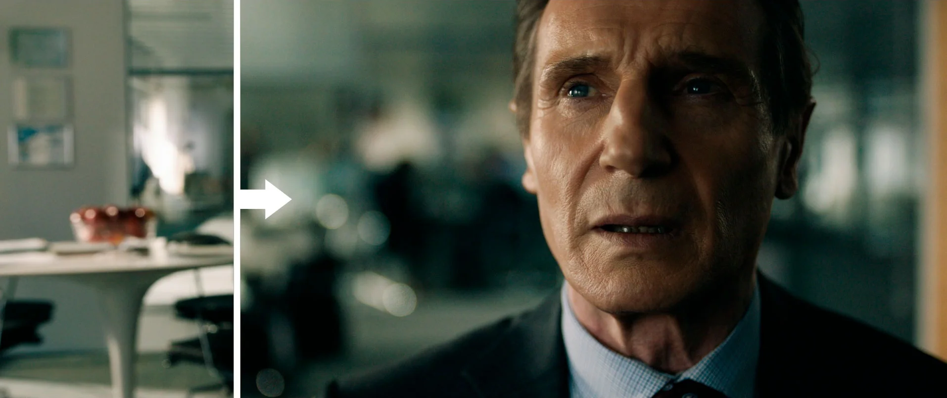 Cinefade scene from The Commuter (2018)