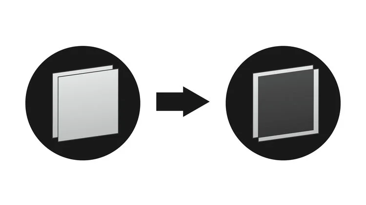 Cinefade light transmission filter