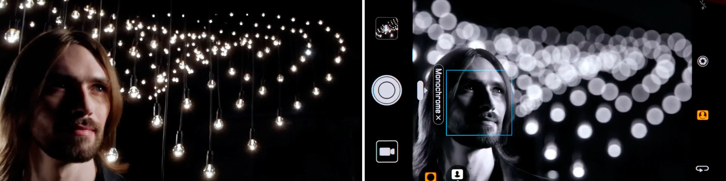 Cinefade Huawei split screen