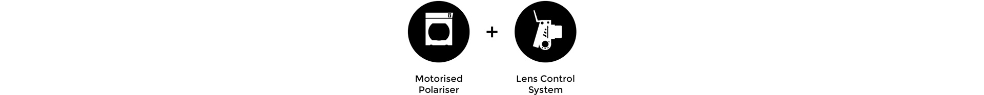 Cinefade Application remote polariser Motorised Polariser, LCS