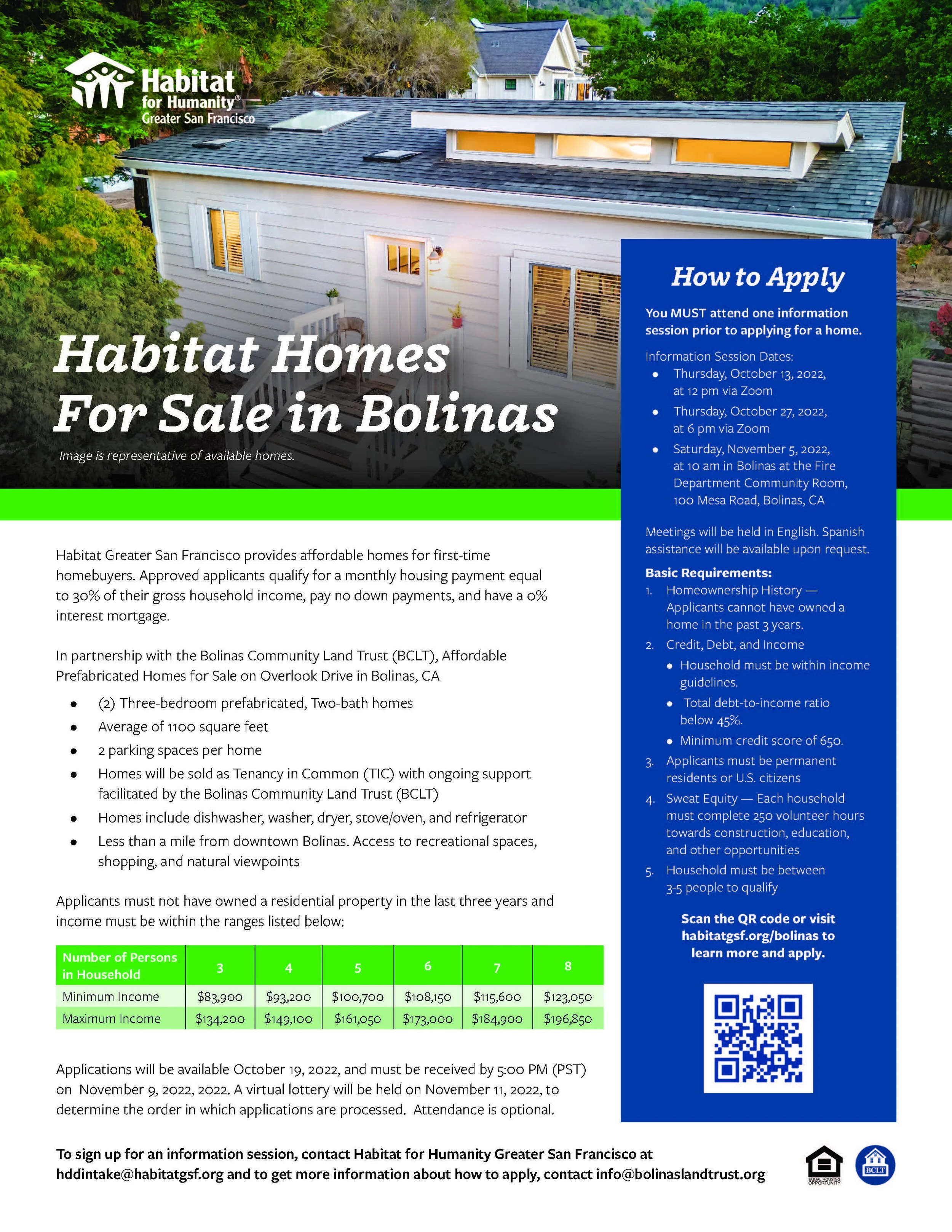 Homes for Sale in Bolinas on Overlook Drive! Applications available 10