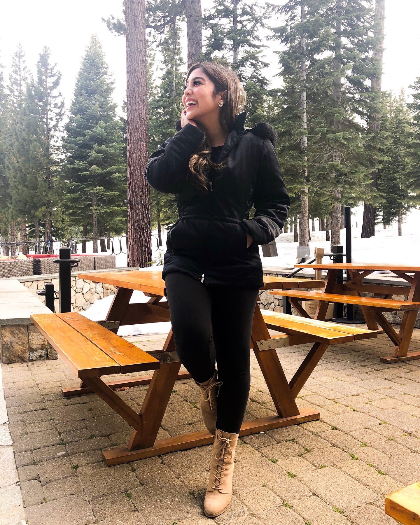 Seeing snow always takes me right back to being seven years old and feeling so sleepy, I fell asleep right in a plate of French fries.

It was during a very special trip to Lake Tahoe with my dad, just the two of us. 

I&rsquo;m the daughter of immig