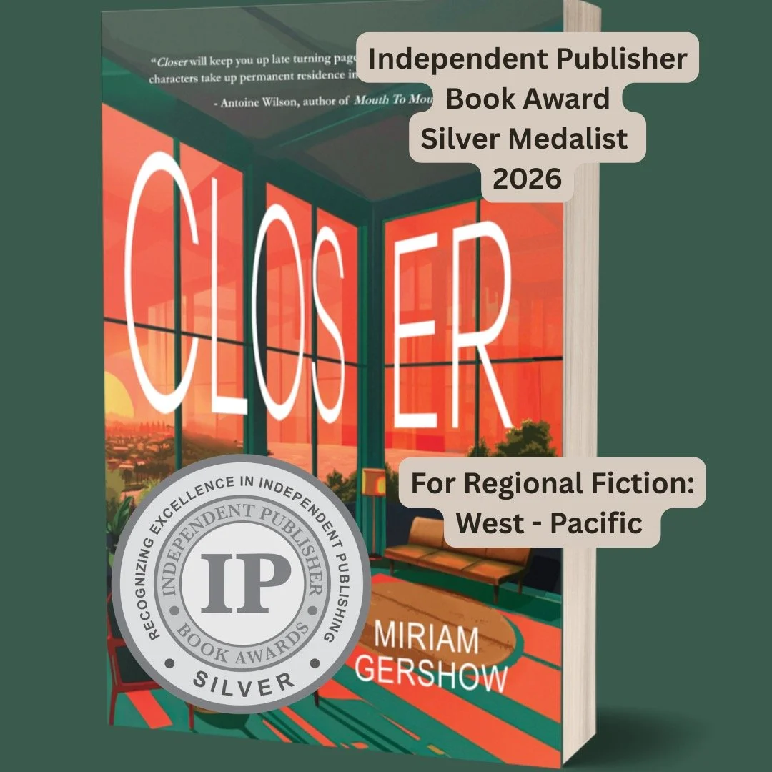 Wow. Really happy about this. CLOSER isn't a traditional regional novel in that I don't spend a lot of time on the fir trees or the rain. I don't mention a single mountain range or even the pesky packs of wild turkeys that roam the streets. I'm an in